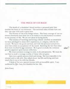 The Price of Courage - John Casey