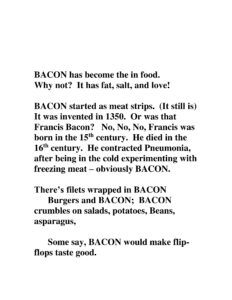 Bacon mono-4